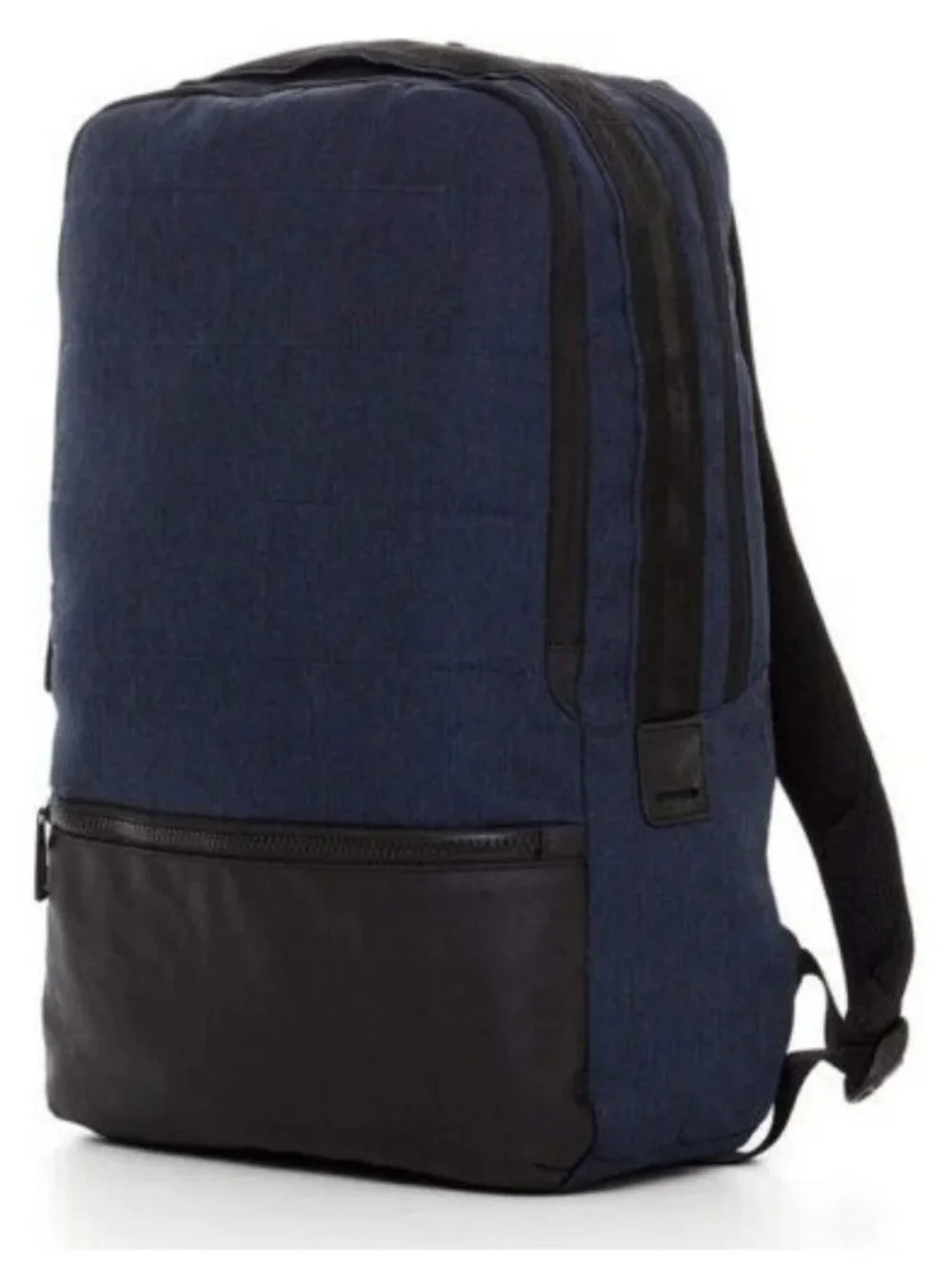 PX Men's Hank Polyester Backpack, Navy Blue With Black, One Size